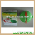 plastic salad container with fork